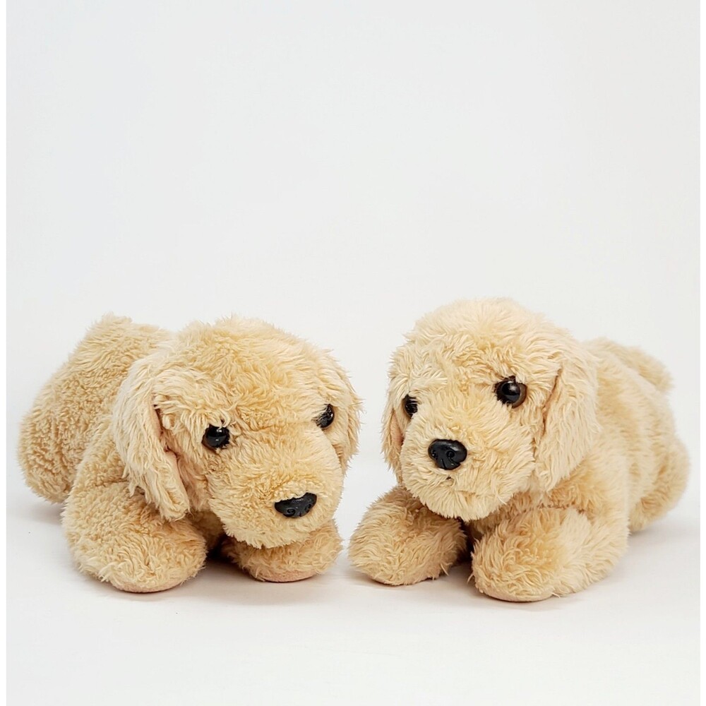VALUE BUNDLE: 2‎ Aurora Golden Retriever Puppy Plush Dogs 12" Stuffed Animals